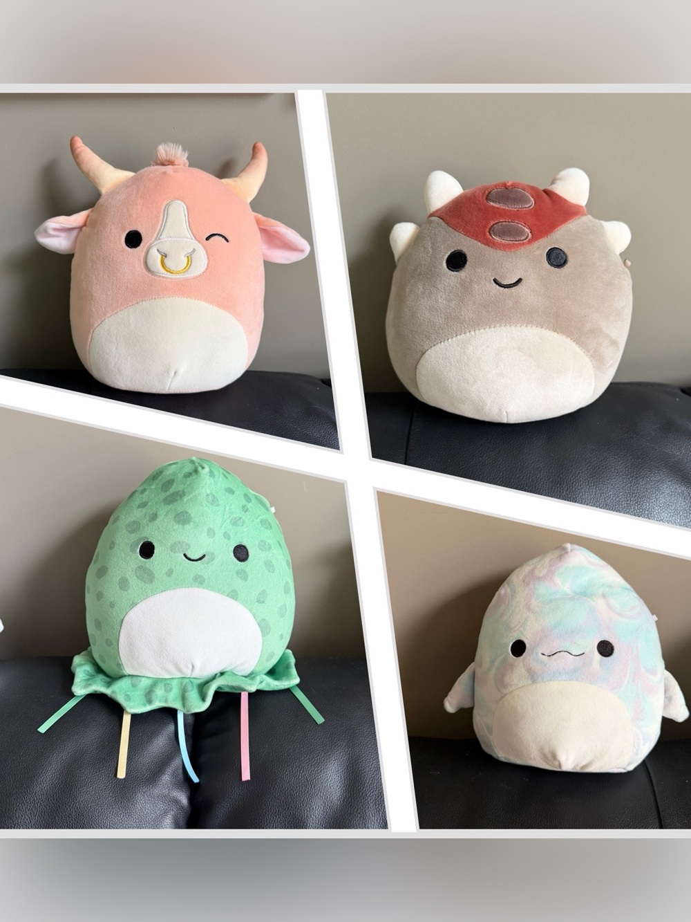 6 medium Squishmellows.